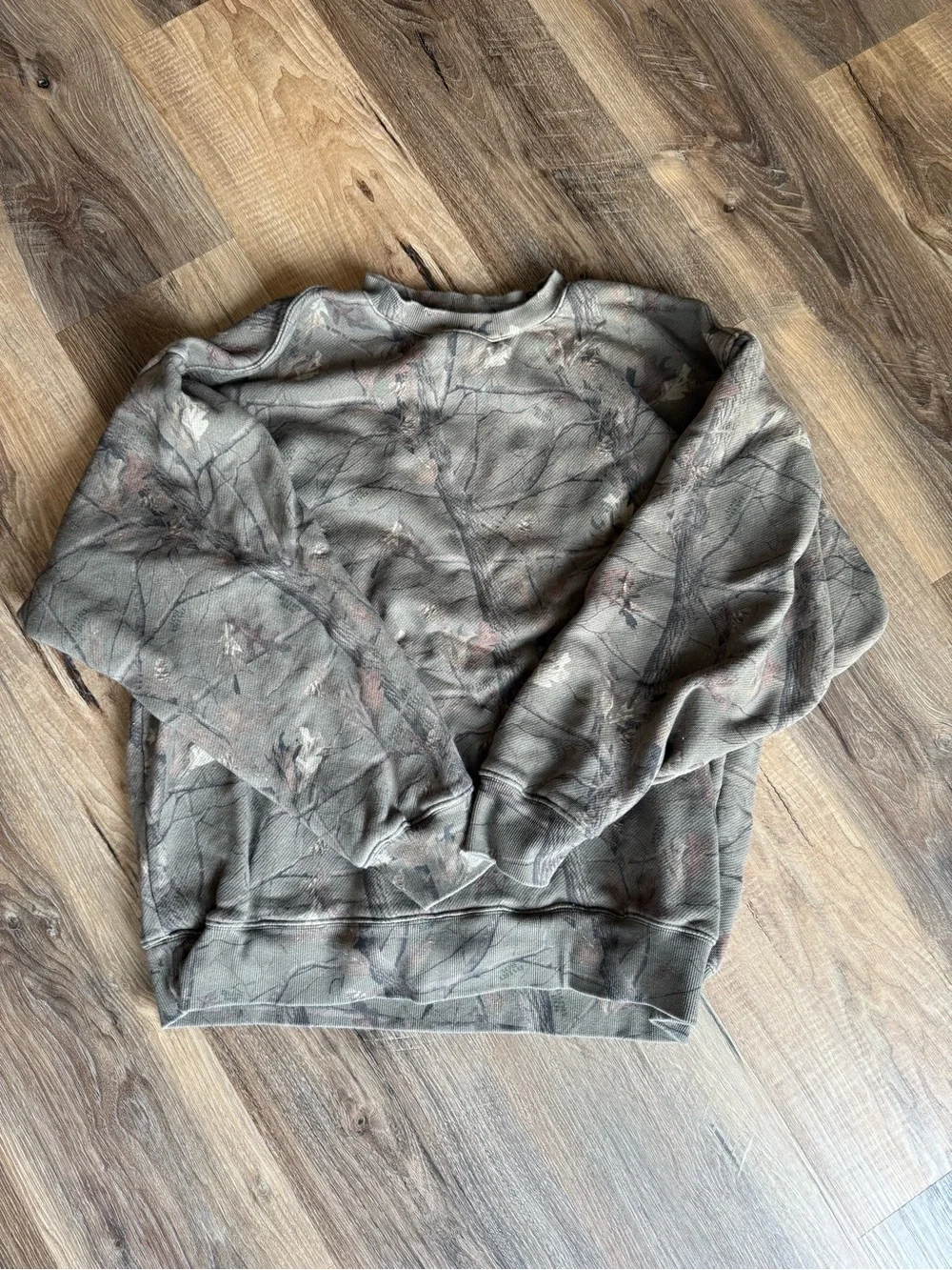 Dairy Boy EVERGREEN CAMO/ORANGE crewneck medium - Picture 3 of 5
